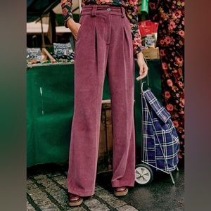 Sezane Theophile Pants Rose S36